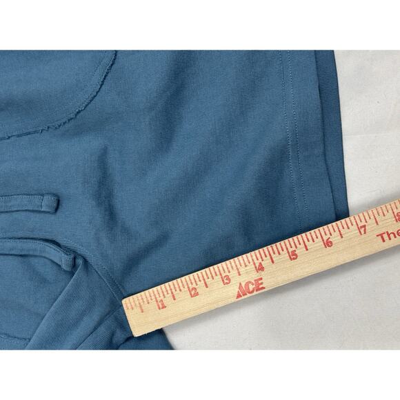 Up West Women’s M High Rise Corton Drawstring Shorts 6.5” Inseam Blue Pockets - Picture 4 of 10